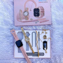 [7 in1] Smart Watch & Jewelry Combo with Interchangeable Straps | Necklace, Bracelet, Ring, Earrings
