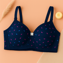 1 Pc Light Padded Cotton Printed Soft & Breathable Bra
