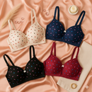 1 Pc Light Padded Cotton Printed Soft & Breathable Bra